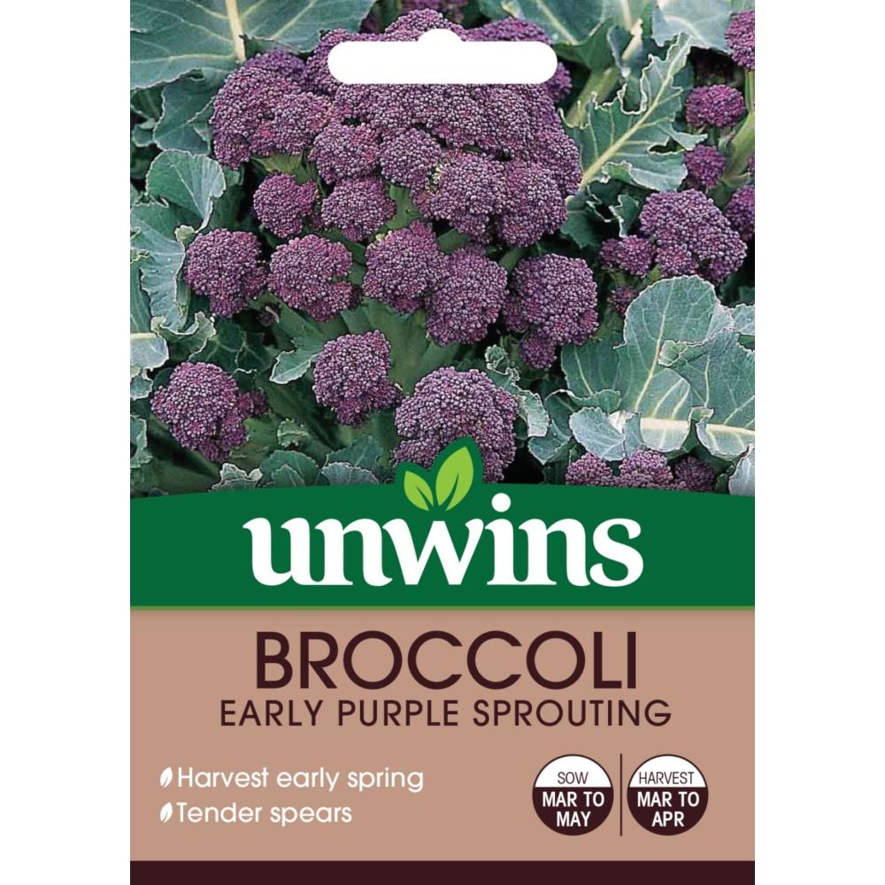Unwins Broccoli (Sprouting) Early Purple Sprouting