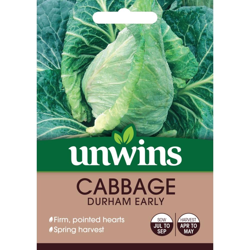 Unwins Cabbage (Pointed) Durham Early