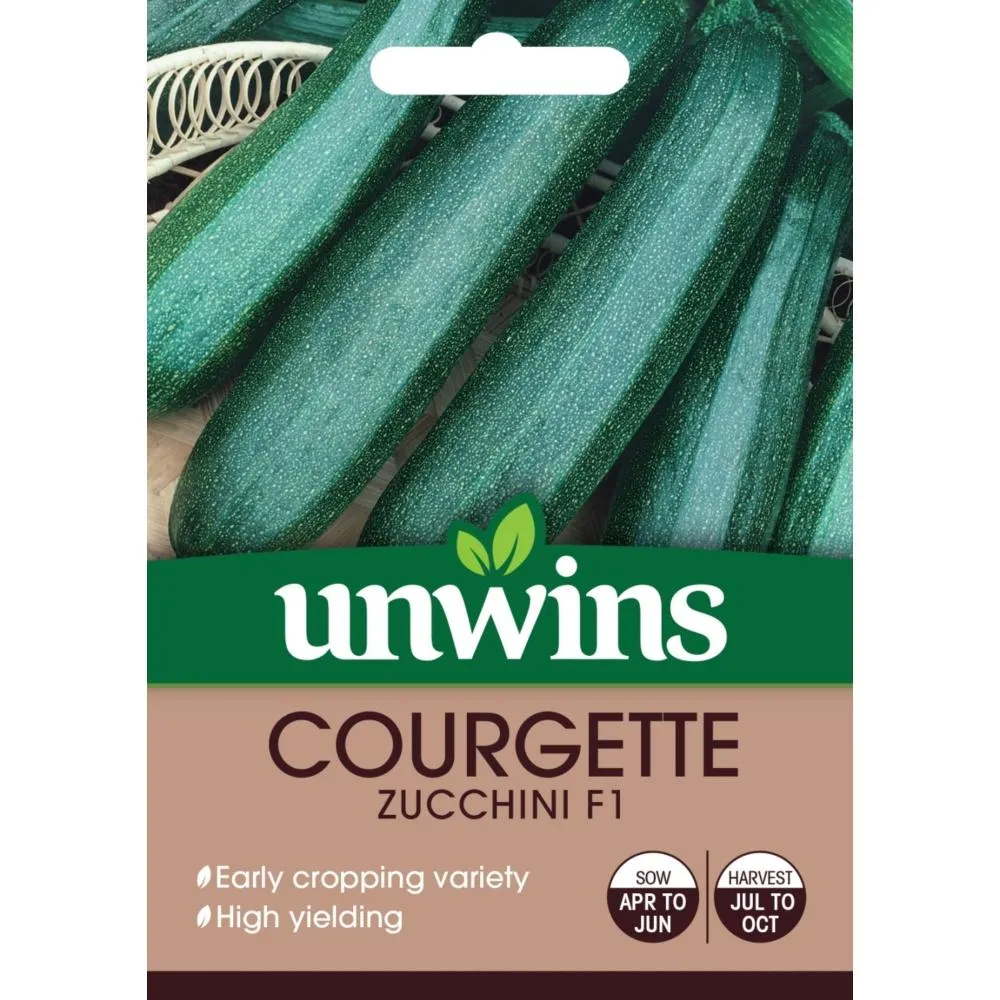 Unwins Courgette Zucchini F1