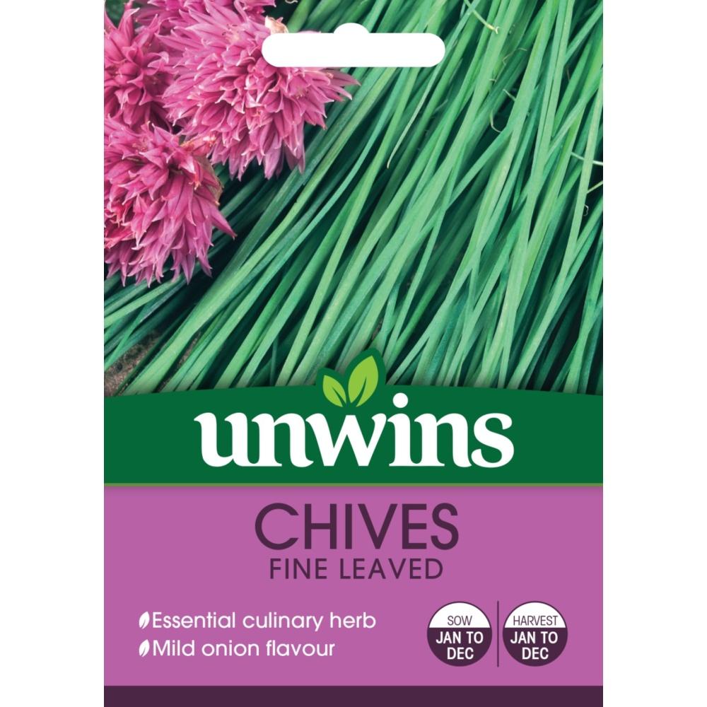 Unwins Herb Chives Fine Leaved