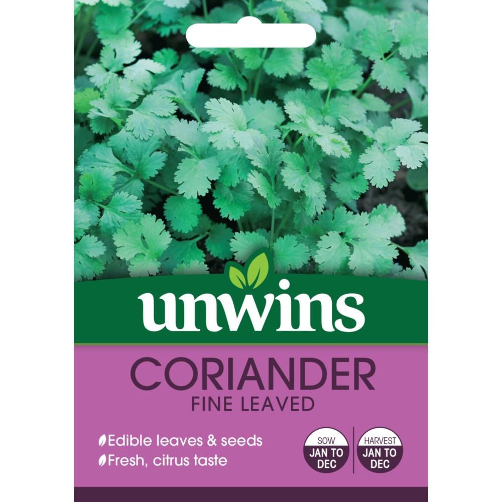 Unwins Herb Coriander Fine Leaved