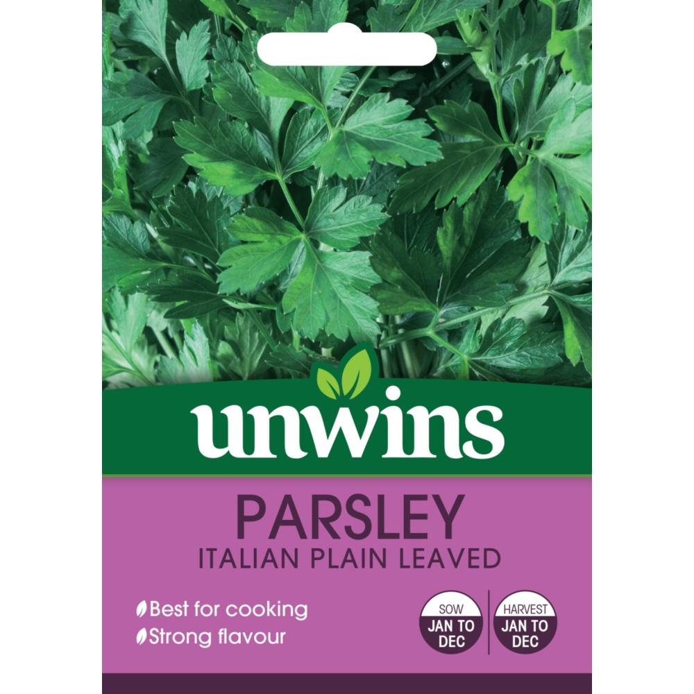 Unwins Herb Parsley Italian Plain Leaved