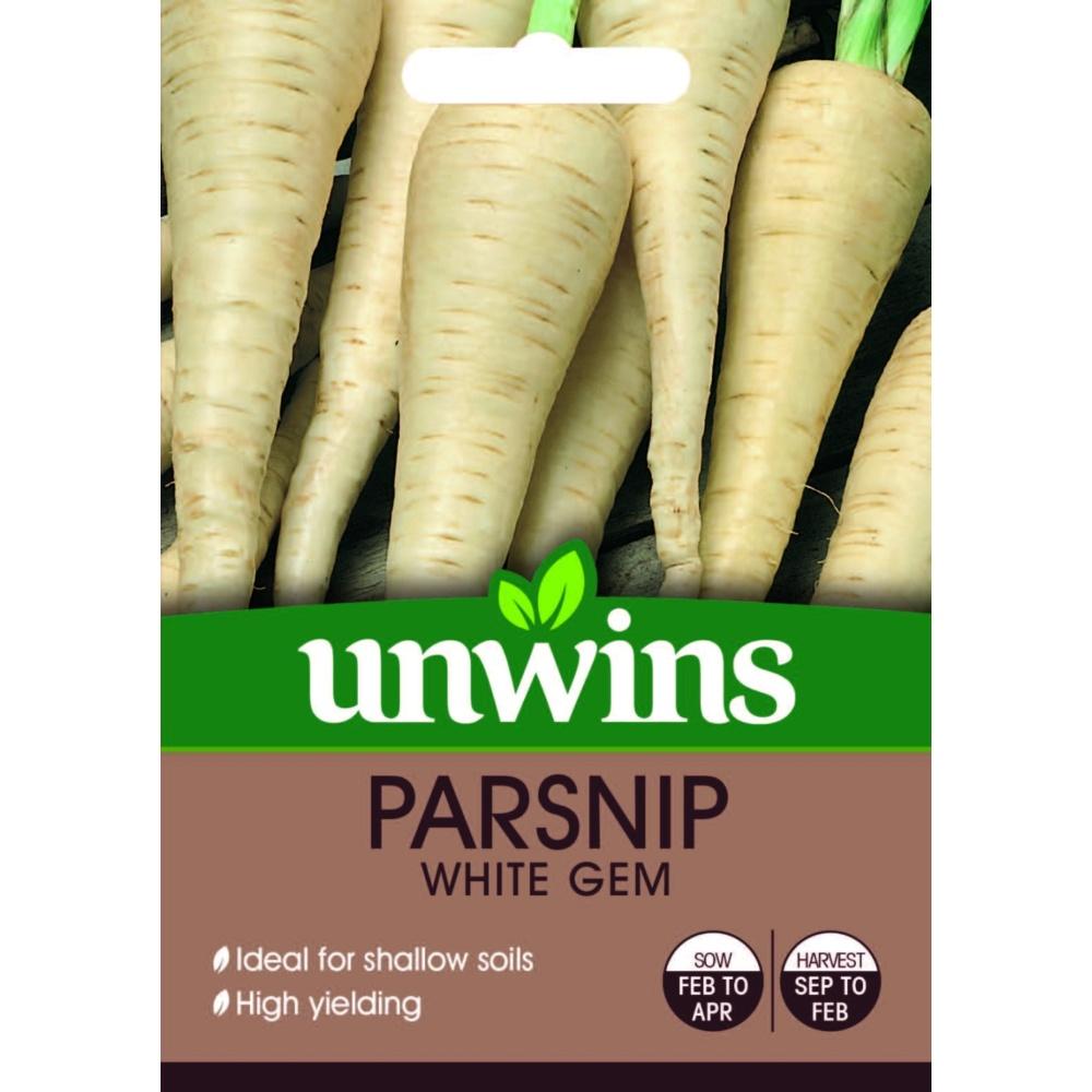 Unwins Parsnip White Gem