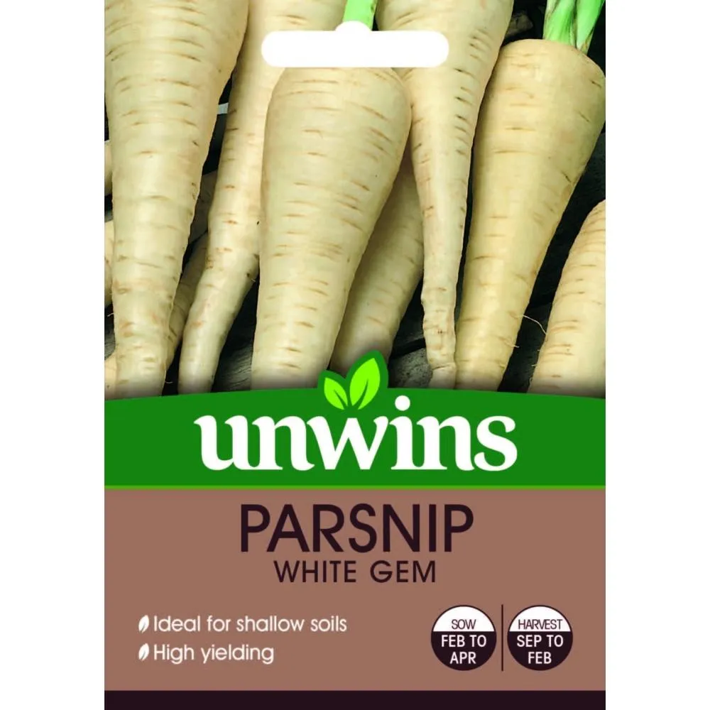Unwins Parsnip White Gem