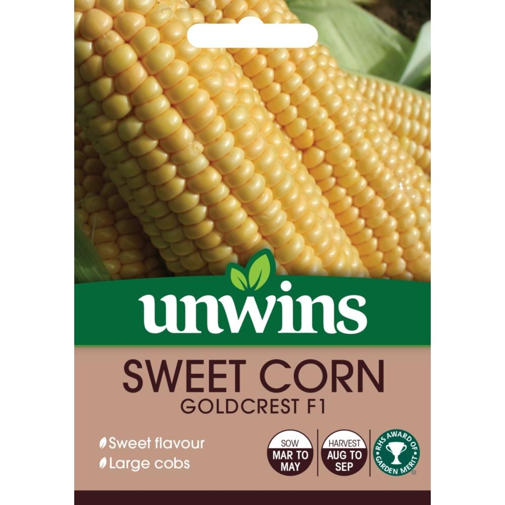 Unwins Sweet Corn Goldcrest F1
