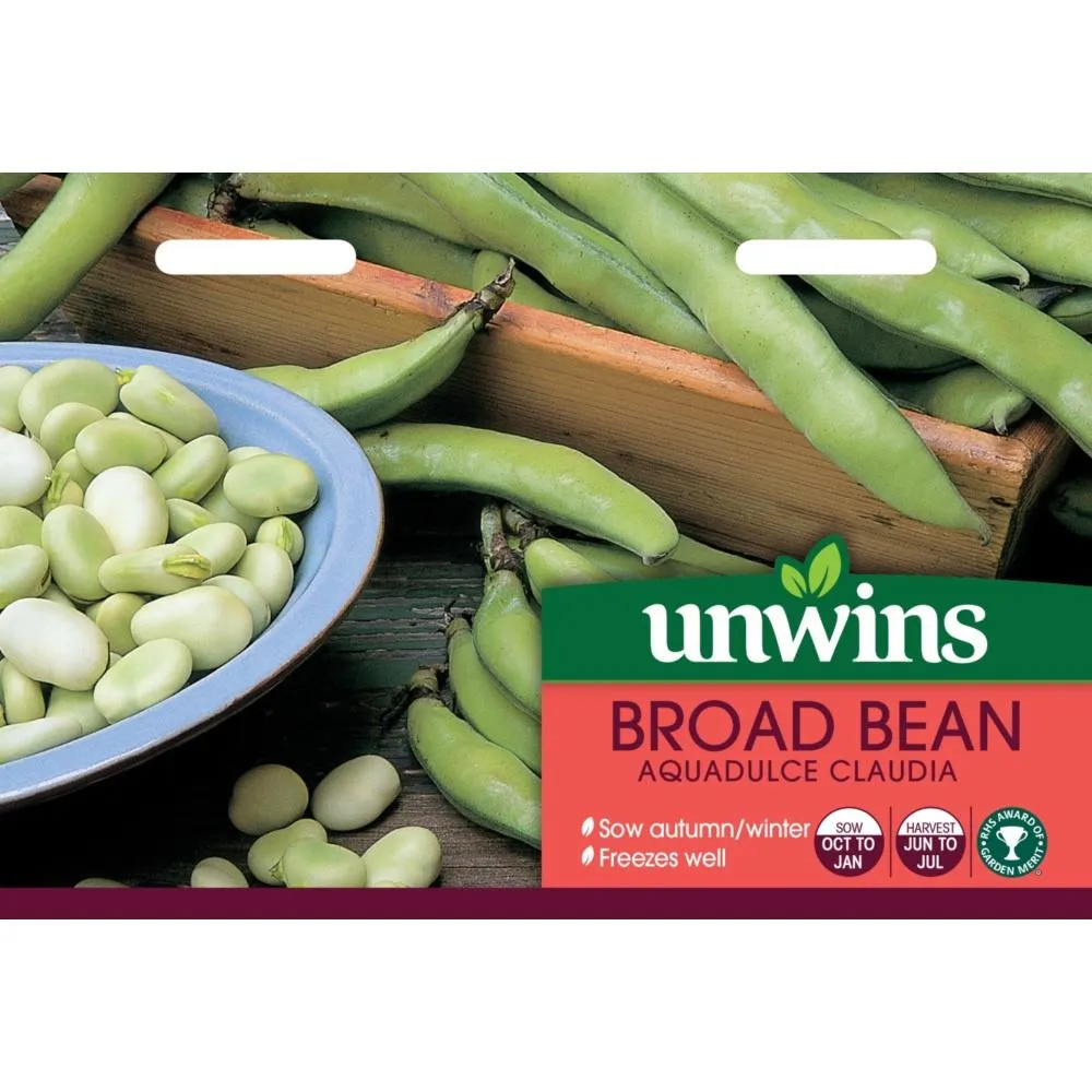 Unwins Broad Bean Aquadulce Claudia