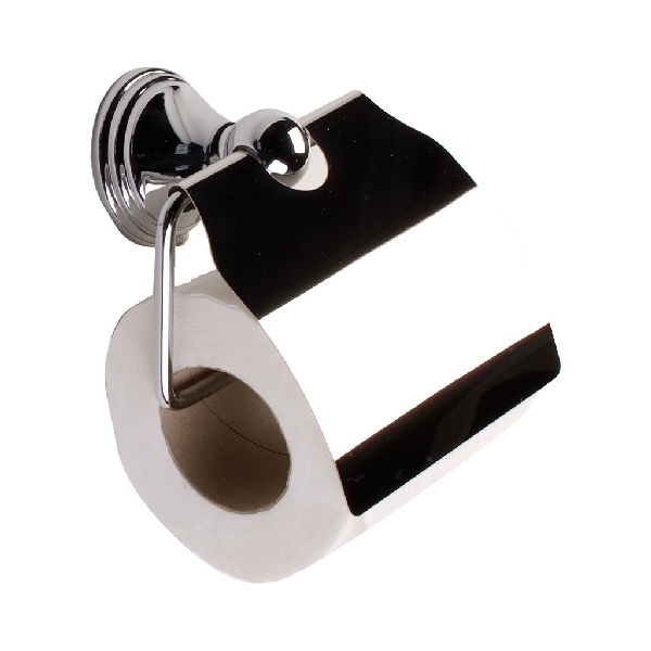 Tema Arno Toilet Roll Holder With Lid Chrome