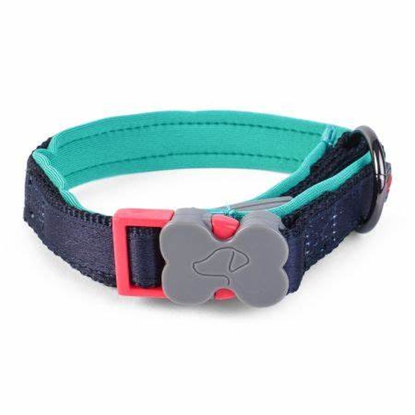 Uber-Activ Navy Padded Dog Collar - L