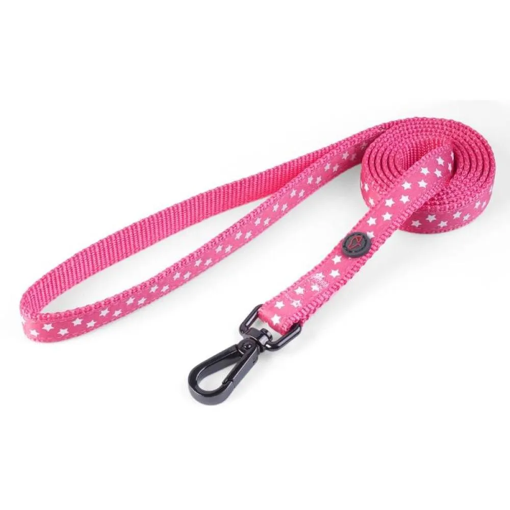 Zoon - Starry Pink S Walkabout Dog Lead (120 X 1.5cm)