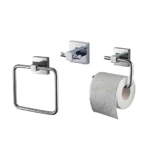 Mezzo 3 Pce Gift Set (Hook Roll Holder Towel Ring)
