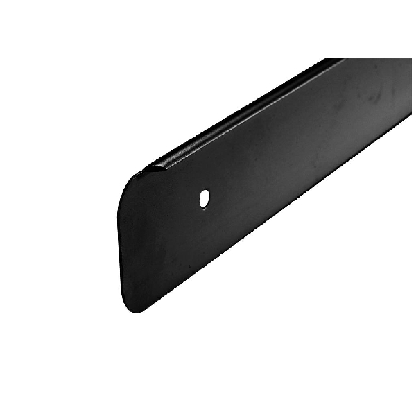 Worktop Black 28mm End Cap 6mm Profile