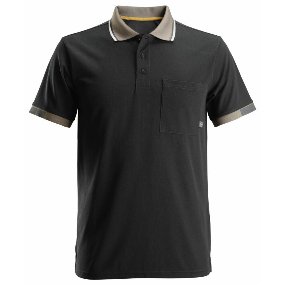 Snickers - Allroundwork, 37.5 Short Sleeve Polo Shirt - Black