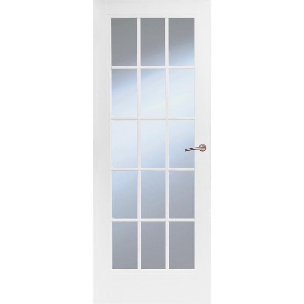 Bordeaux Primed White 15 Lite Door 80" X 32" X 42mm