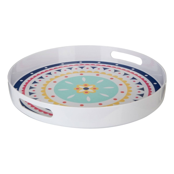 Mimo Bazaar Round Melamine Tray