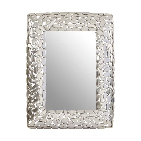 Templar Pebble Effect Rectangular Wall Mirror