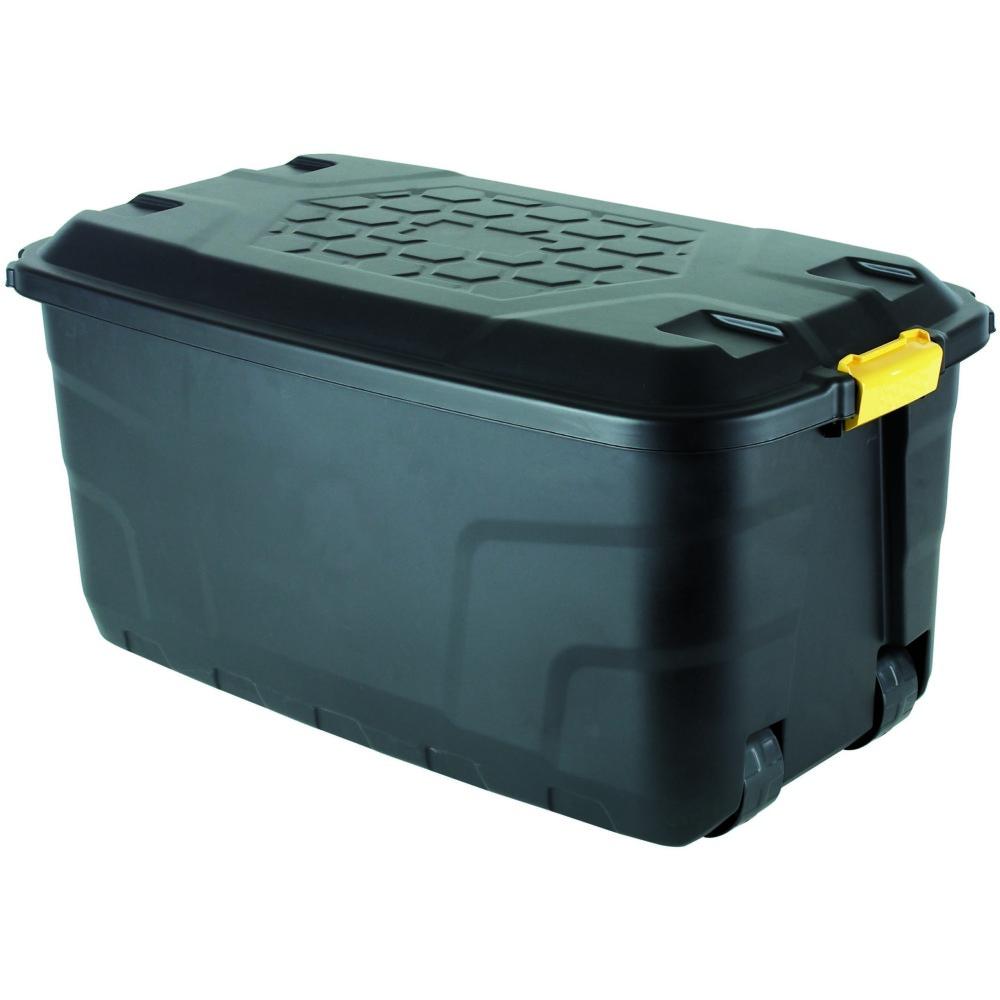 Heavy Duty Storage Trunk On Wheels - 145L