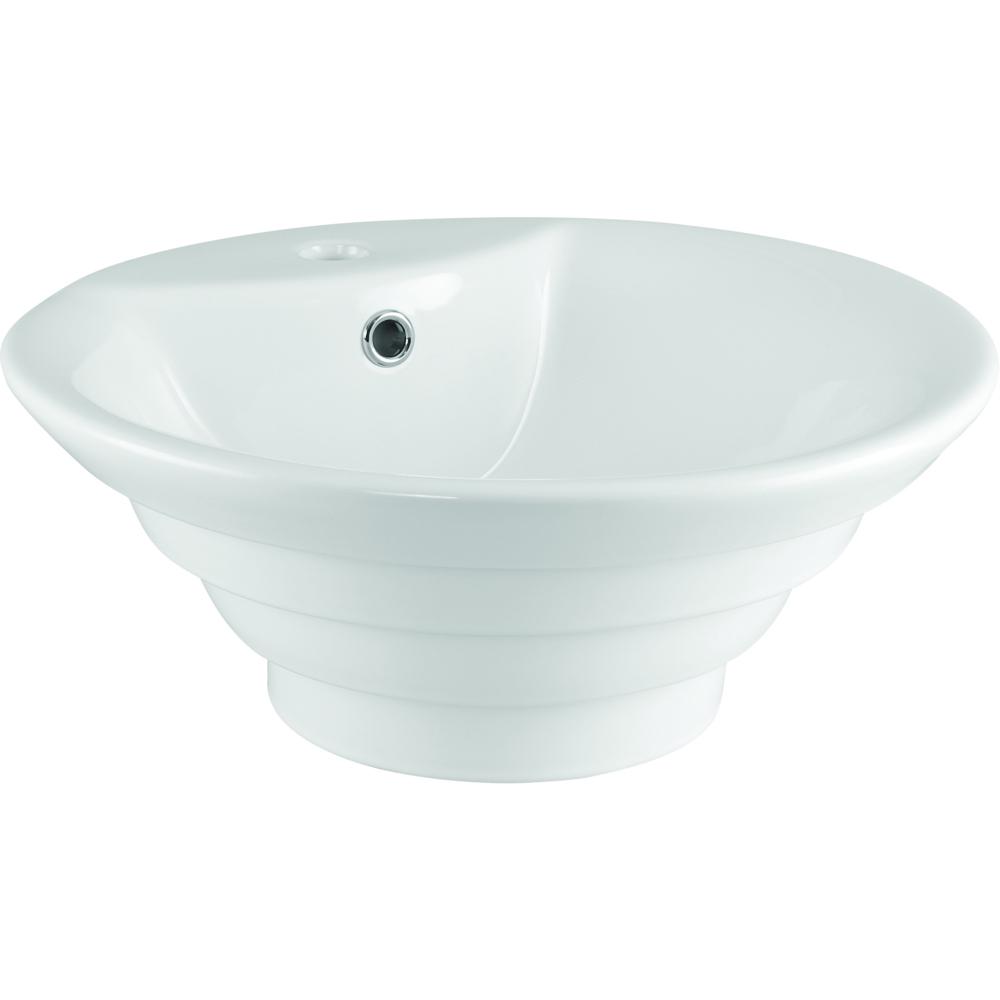 Rt Large - Rounded Vessel Vanity Basin - White