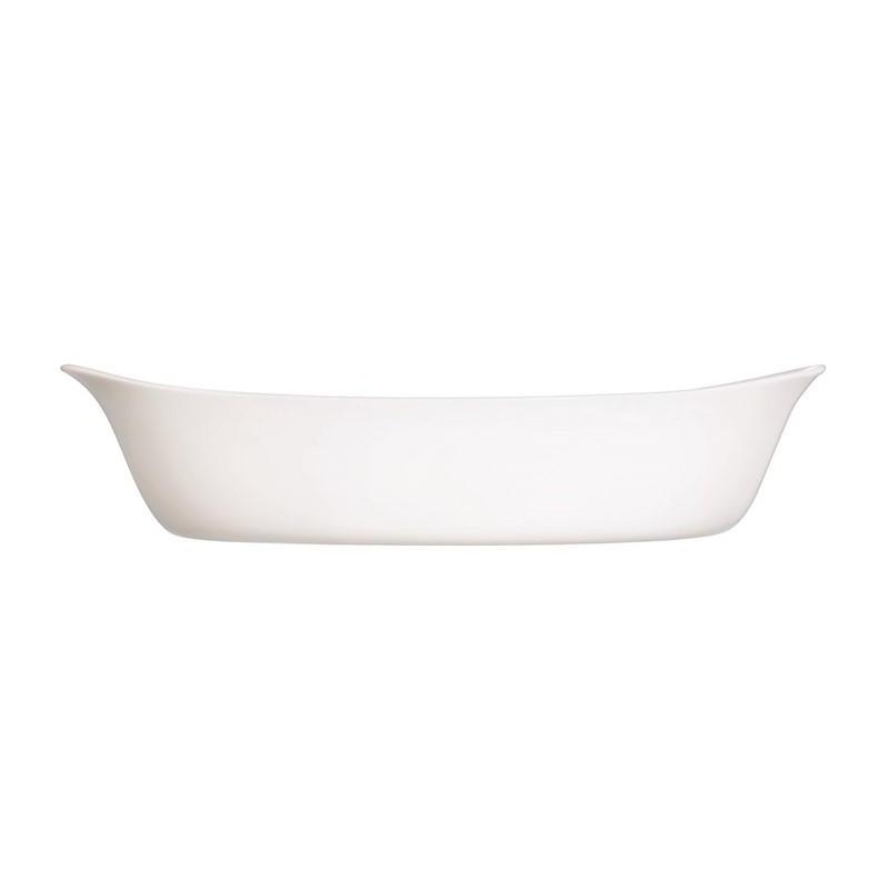 Carine Oval Dish 29X17cm Smart Cuisine Temp White