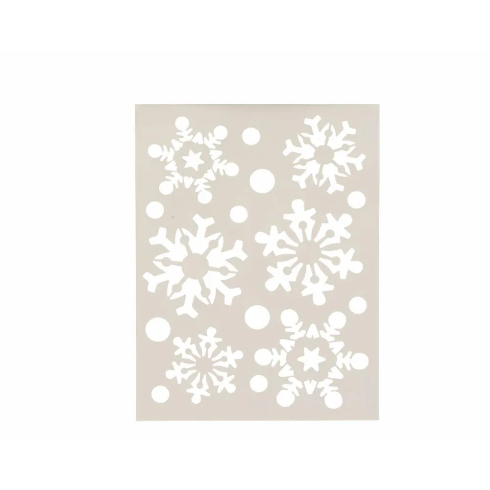 Snowflake Stencil - 21cm X 30cm