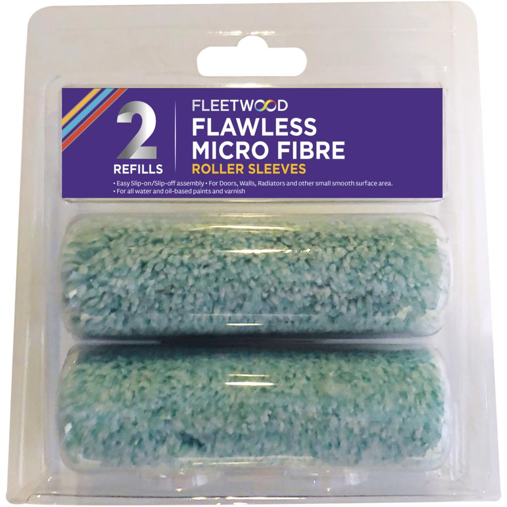 Fleetwood 4" Flawless Microfibre Sleeve 2Pk