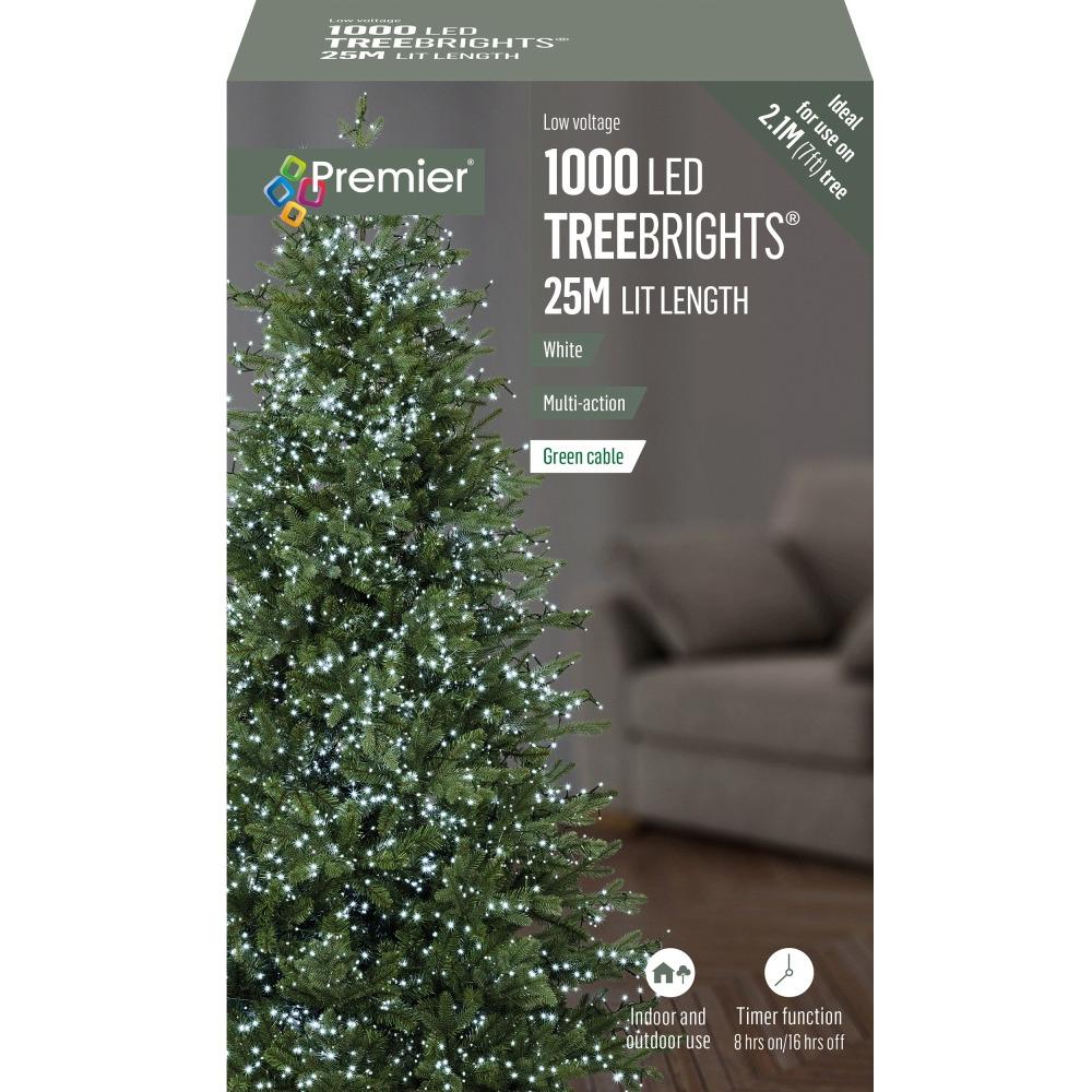 1000 Led M/A Treebrights-Timer-Wh