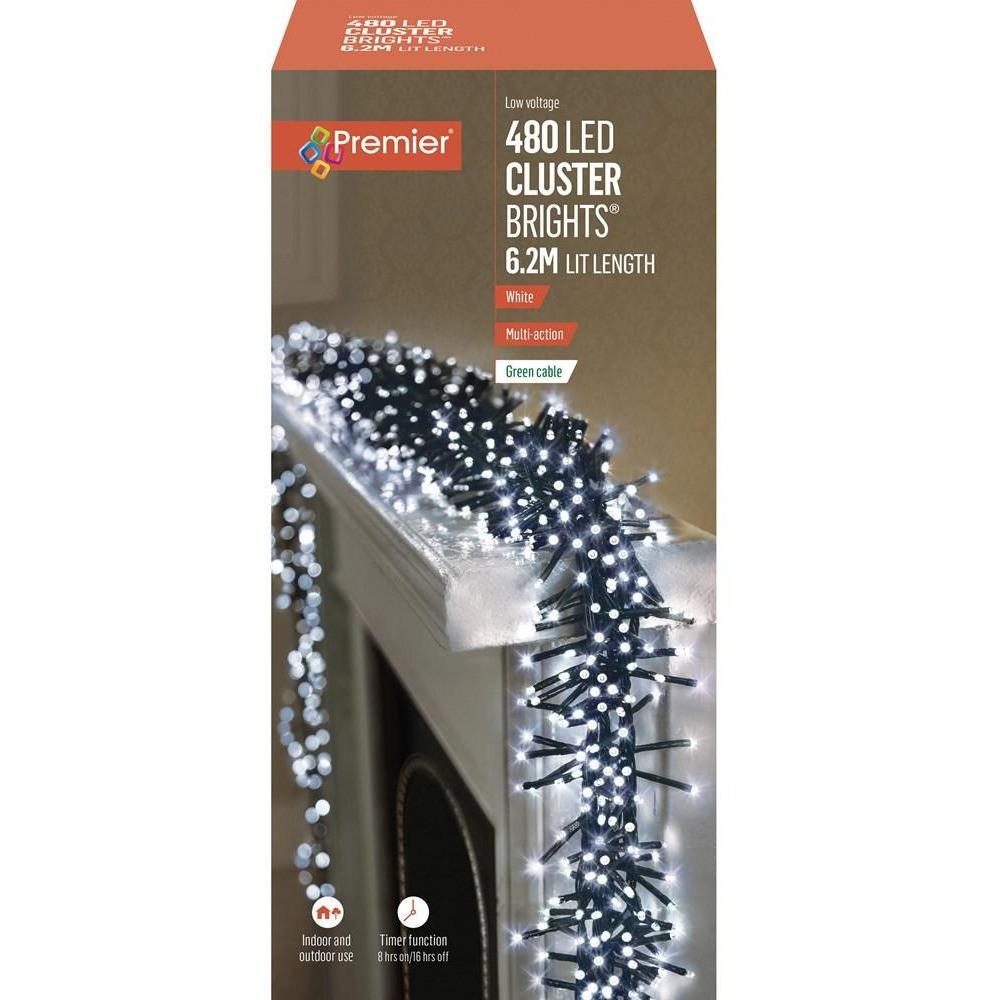 Premier - 480 Led Multi-Action Clusterbrights - White