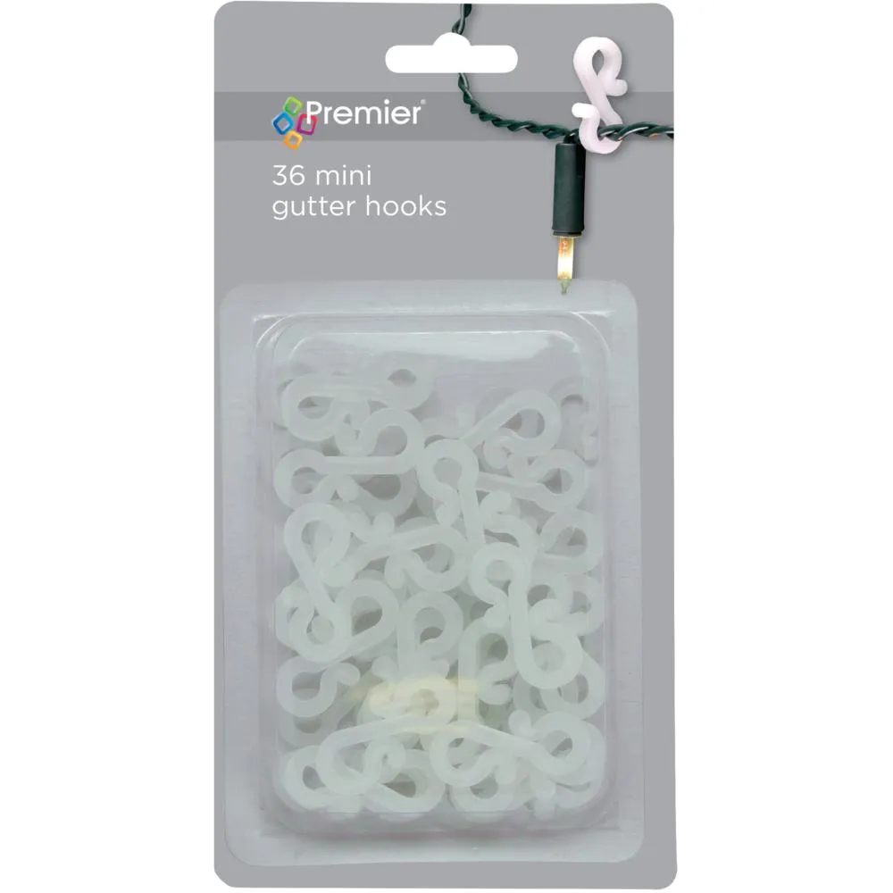 Mini Gutter Hooks - 36Pce
