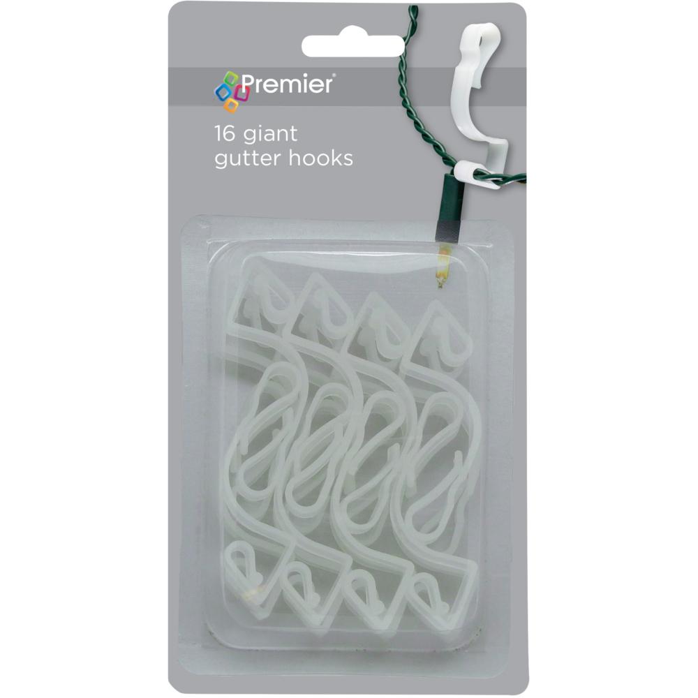 Giant Gutter Hooks - 16Pce