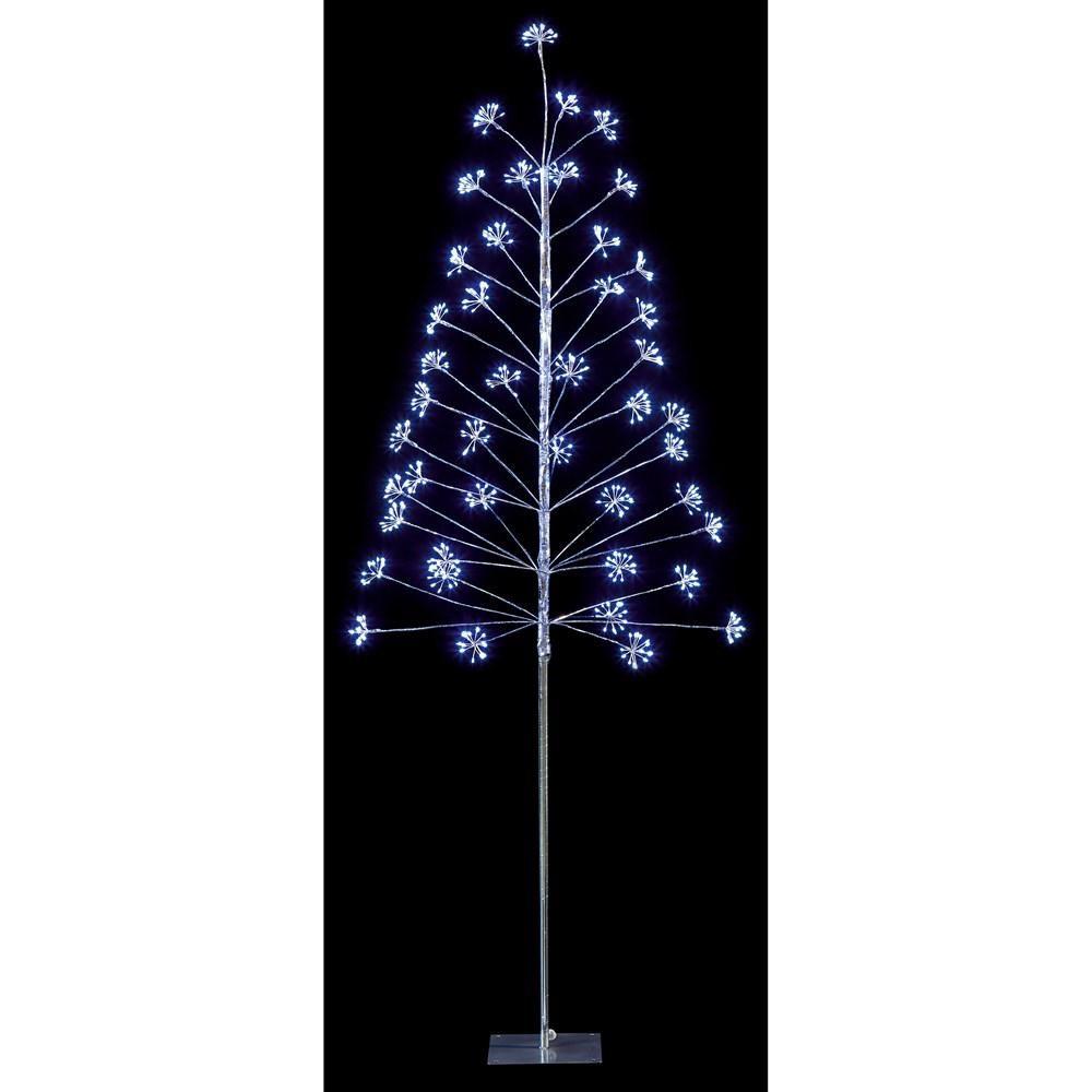 Premier - Led Microbrights Tree - Silver With White Leds - 1.8M