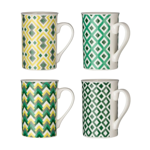 Set Of 4 Austin Mugs - 270ml - Porcelain