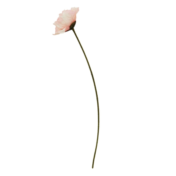 Fiori 64cm Poppy Stem - Light Pink