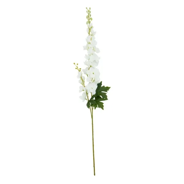 Fiori 90cm Delphinium Spike - White