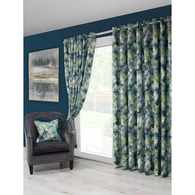 Aria Curtain 100 X 90 Teal