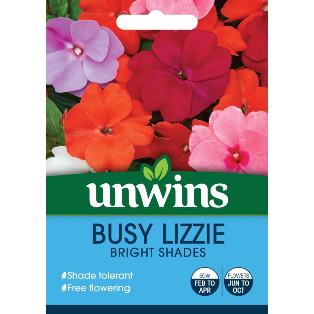 Unwins Busy Lizzie Bright Shades