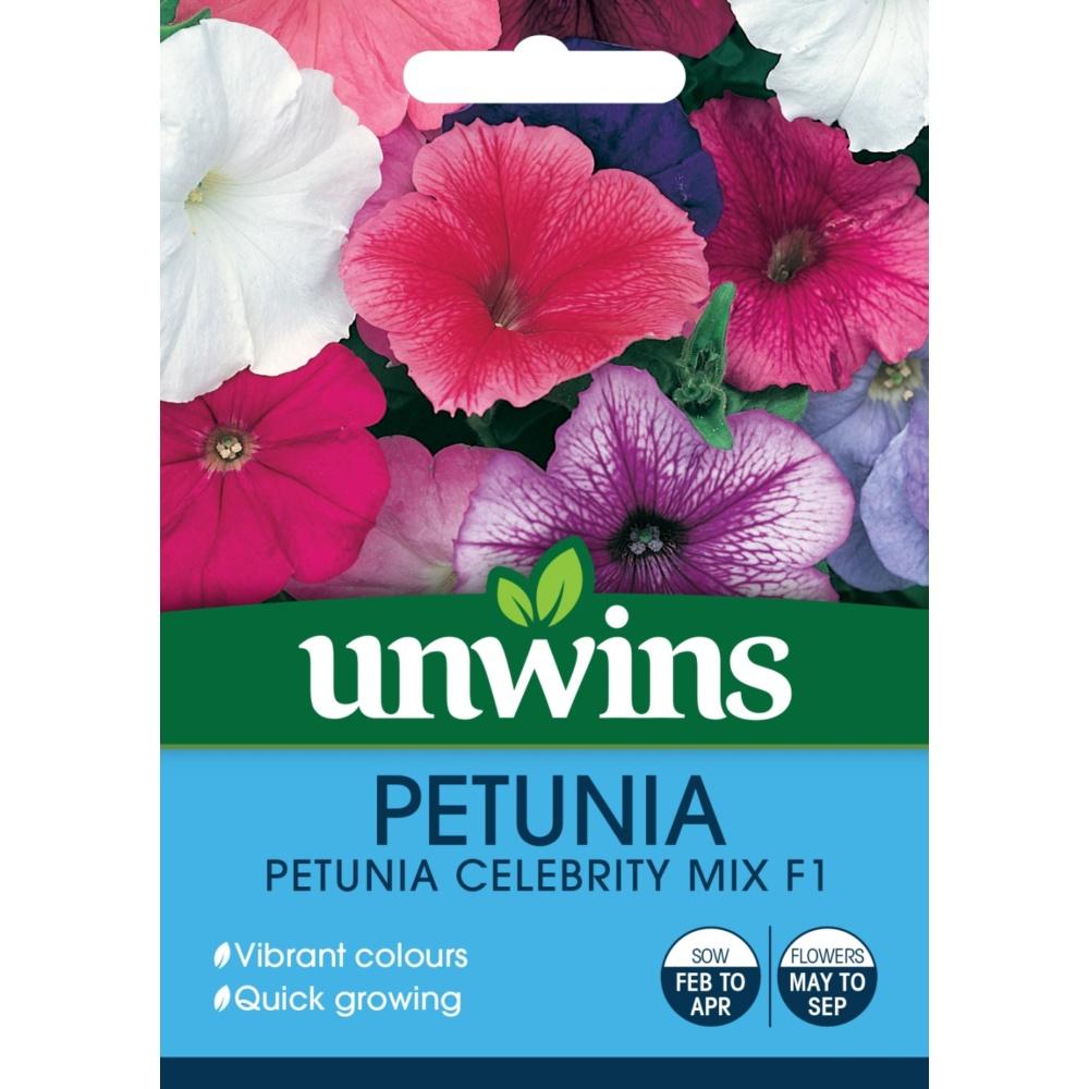Unwins Petunia Celebrity Mix F1