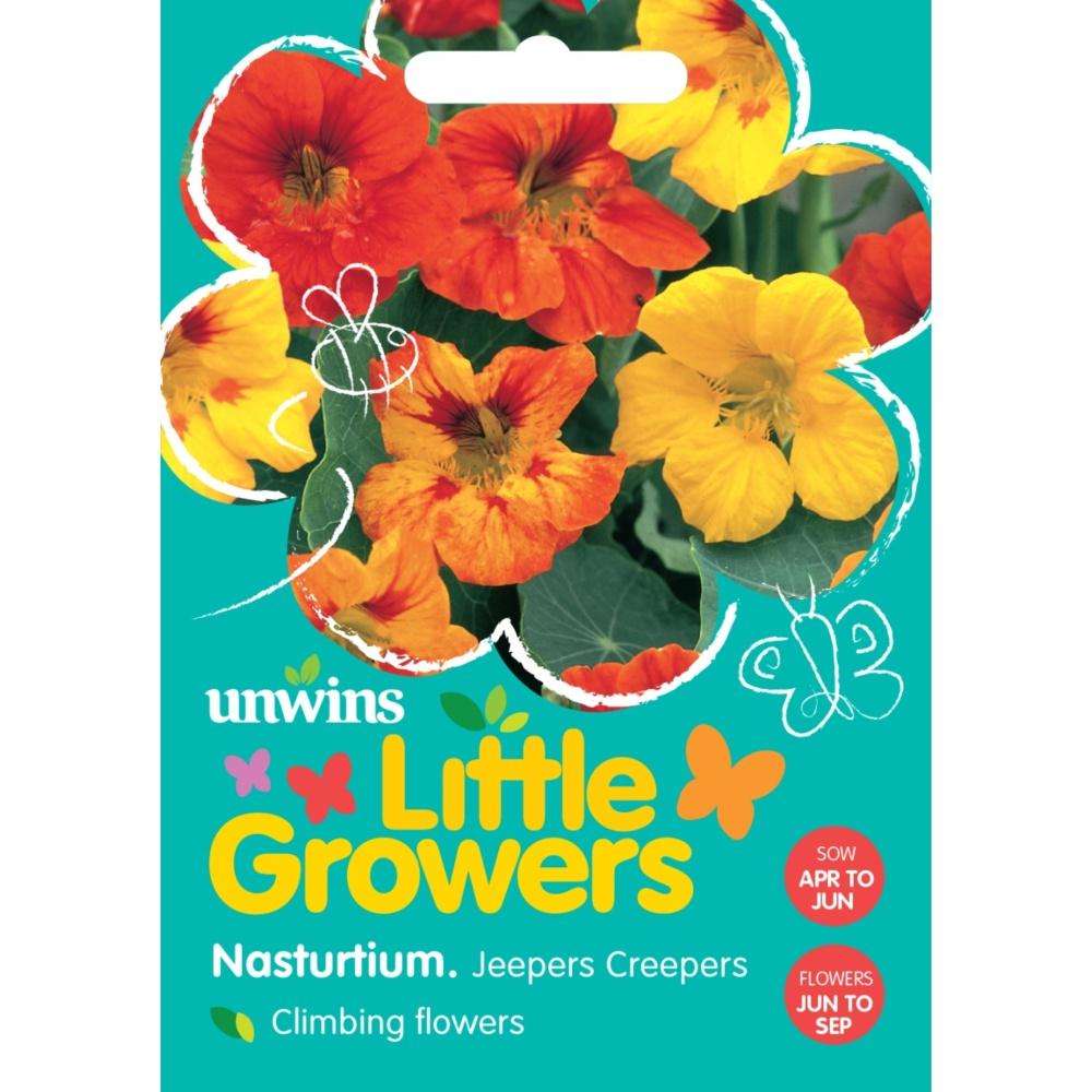 Unwins Little Growers Nasturtium Jeepers Creepers