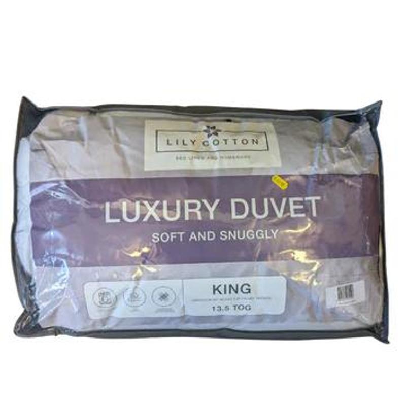 Lily Cotton 13.5Tog Duvet K/S