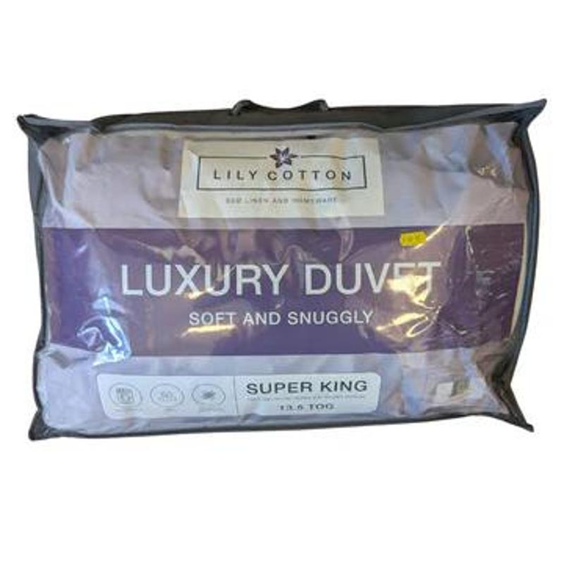 Lily Cotton 13.5Tog Duvet S/K/S