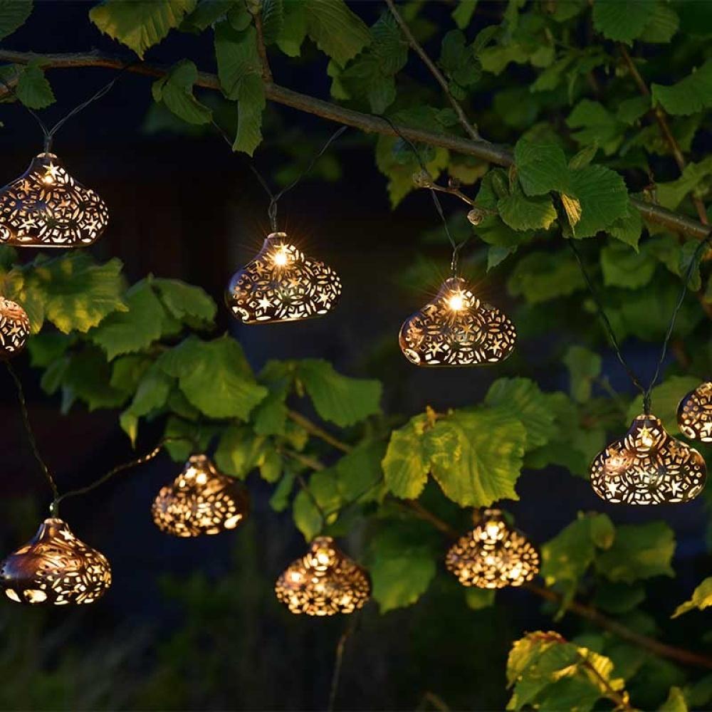 Smart Solar - Maroc Lantern String Lights - Set Of 10