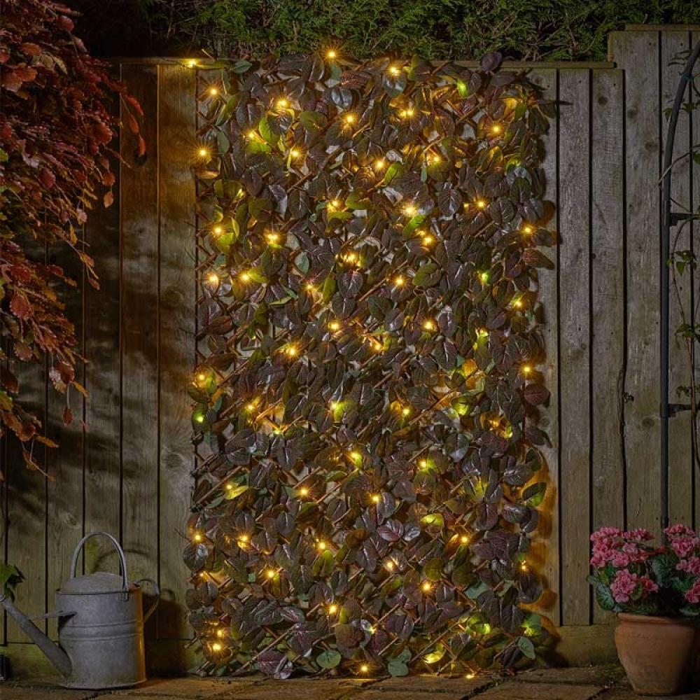 Faux Decor - Solar In-Lit Purple Haze 180 X 60cm Trellis