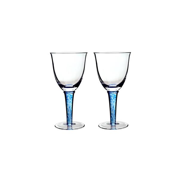 Denby Imperial Blue White Wine Glasses - 2Pk