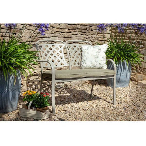 Berkeley Cast Aluminium 2 Seater Bench