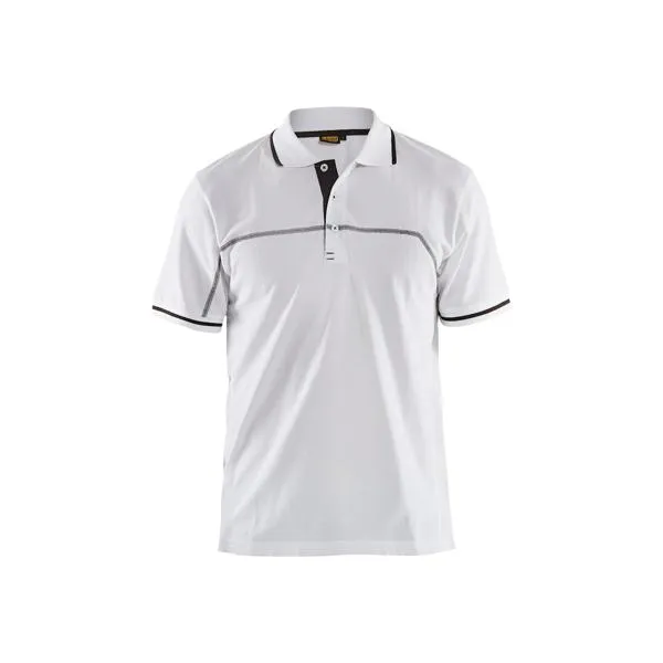 Blaklader Polo Shirt White/Dark Grey