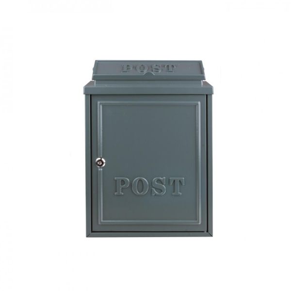 Postzone Classic Grey Diecast Post Box