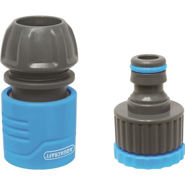Aquacraft Tap Connector Set 1/2" - 3/4"