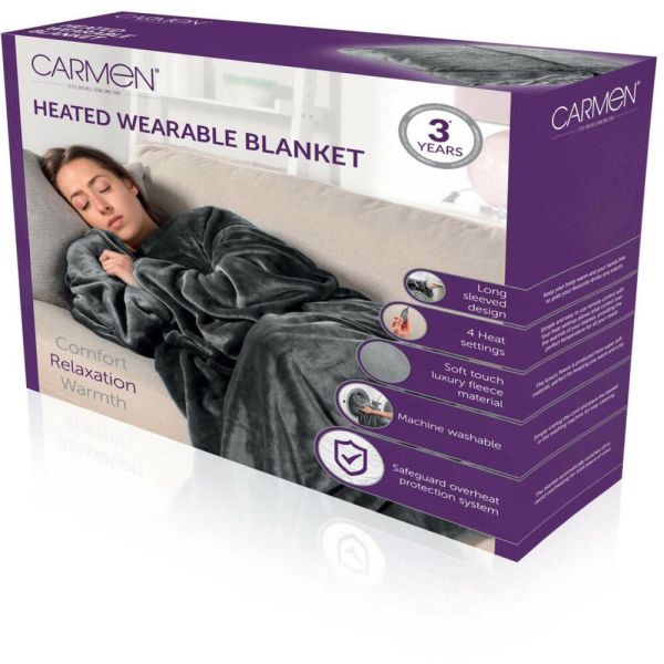 Carmen Electric Heated Wearable Blanket