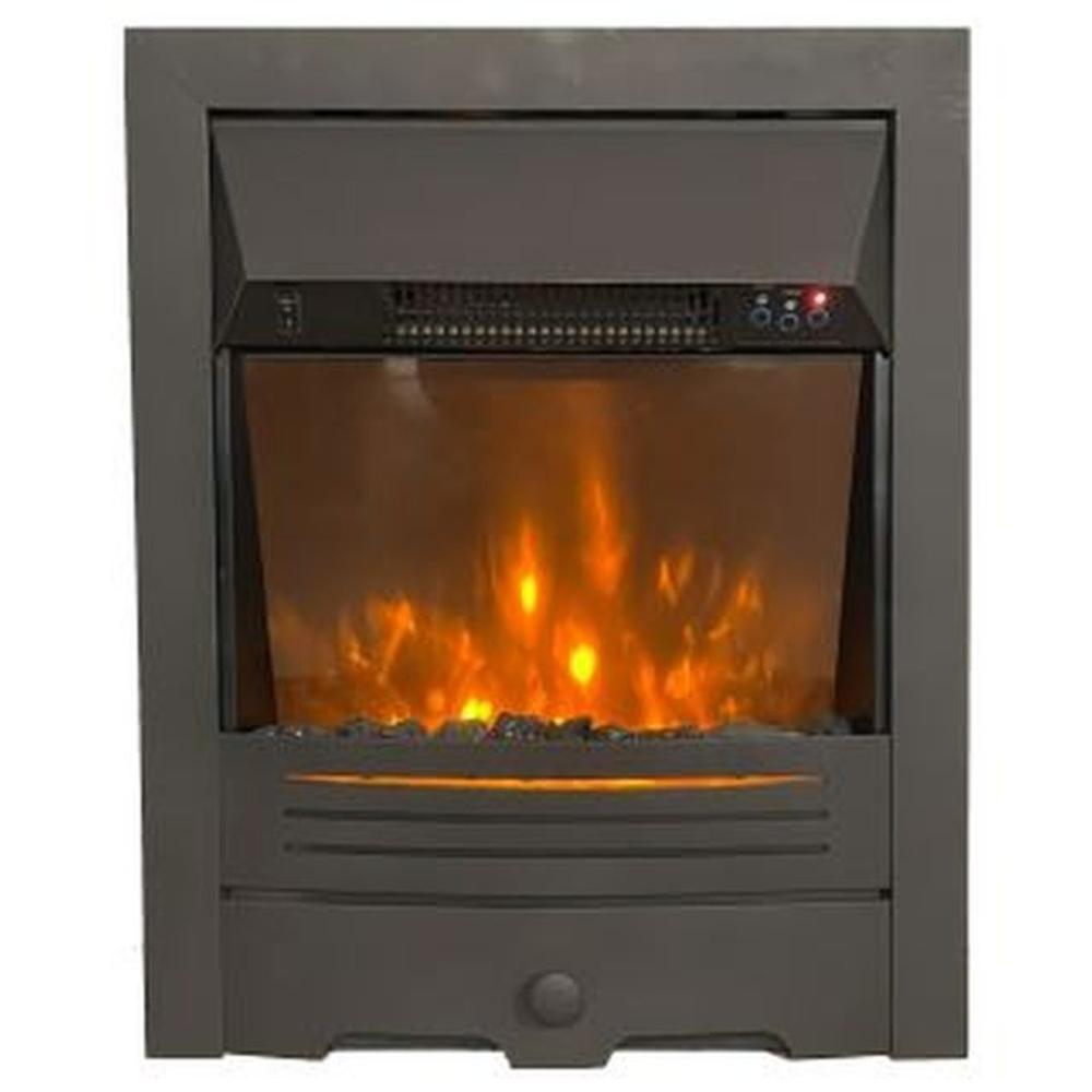 16In Electric Insert Fire Black - 1.9Kw