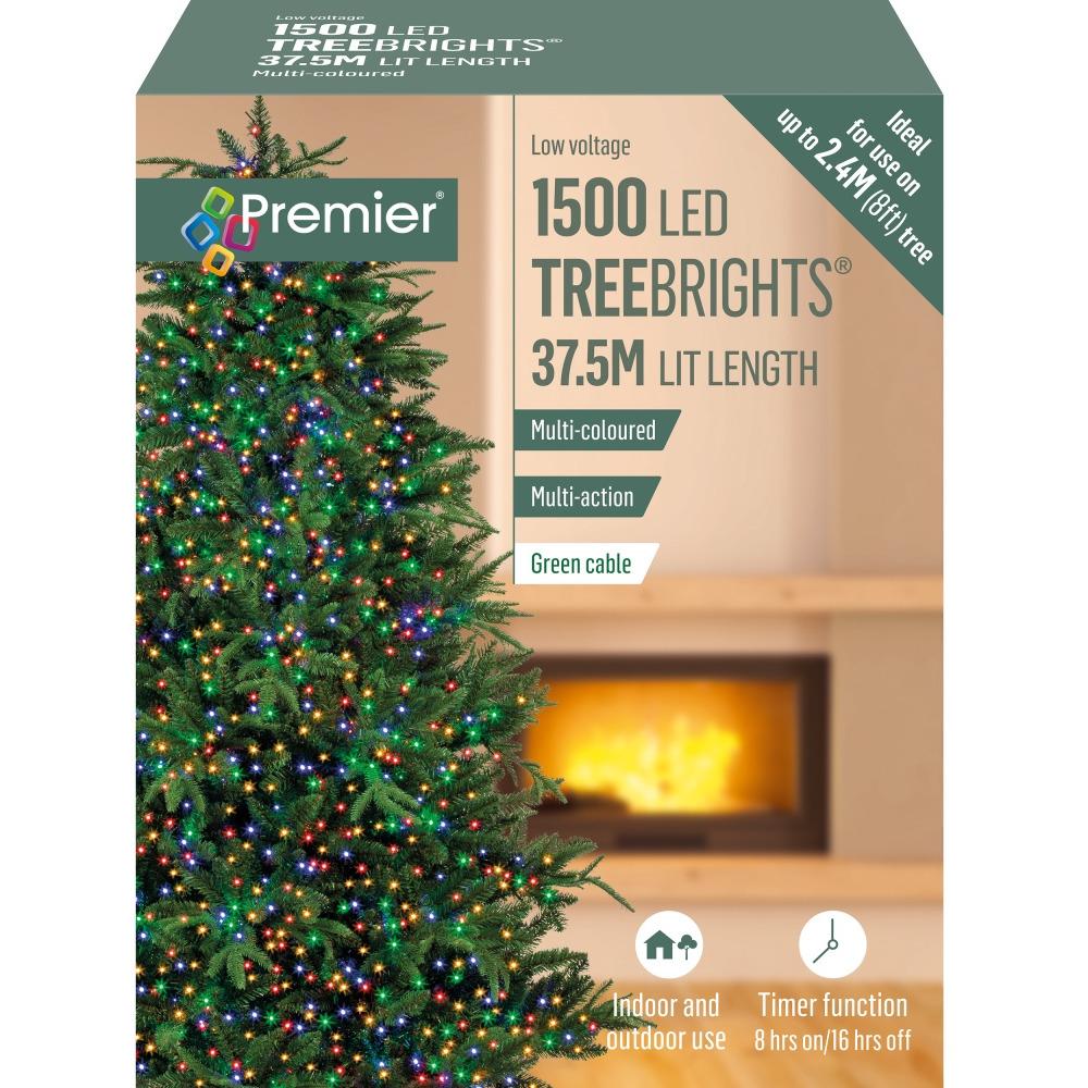 1500 Led M/A Treebrights W.Timer- M/Col