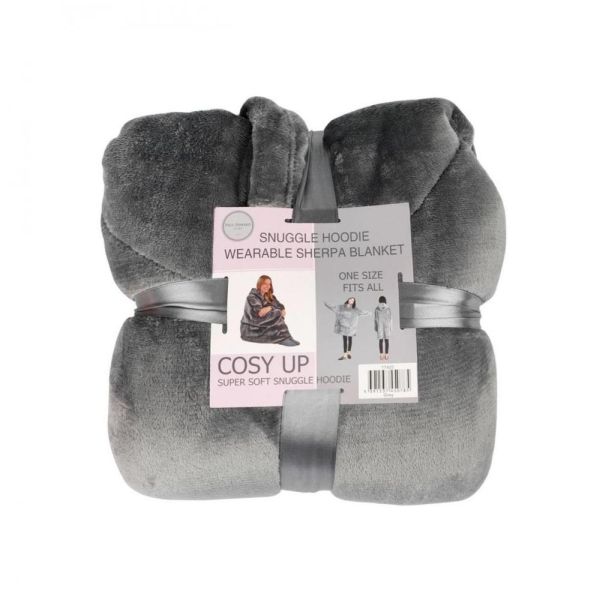 Snuggle Hoodie Blanket - Grey