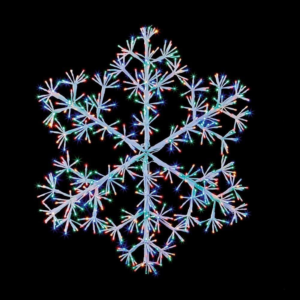 Premier - Led White Starburst Snowflake - 90cm